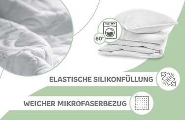 Комплект постільної білизни для дитячого ліжечка 90x120 см з бавовни Kinderbettwäsche - комплект ковдри та наволочок 40x60 см для малюків (хлопчиків та дівчаток). Oeko-Tex, білий з сірими зірками / сірий з білими зірками.