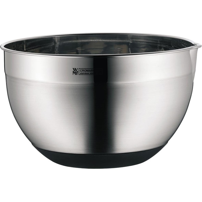 WMF Gourmet Kitchen Bowl 20 cm, Mixing Bowl 3.1l, Cromargan Stainless Steel, Dishwasher Safe
