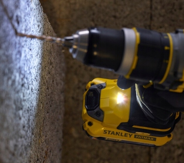 Ударний дриль-шурупокрут Stanley FatMax v20 SFMCD721M2K 18V (2x 4.0Аг) у кейсі
