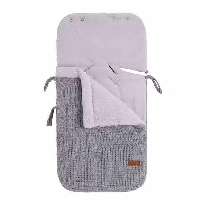 Baby's Only - Footmuff Car Seat 0+ Robust - Footmuff for Car Seat - Also for Maxi-Cosi - Wonderfully Warm - For Year-Round Use - With 3- and 5-Point Harnesses - Grey