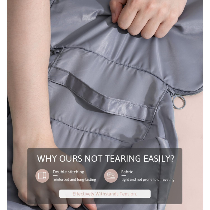 Органайзер для валізи Meowoo, набір 8 шт. (сірий): кубики для пакування, органайзери для подорожей та бізнесу