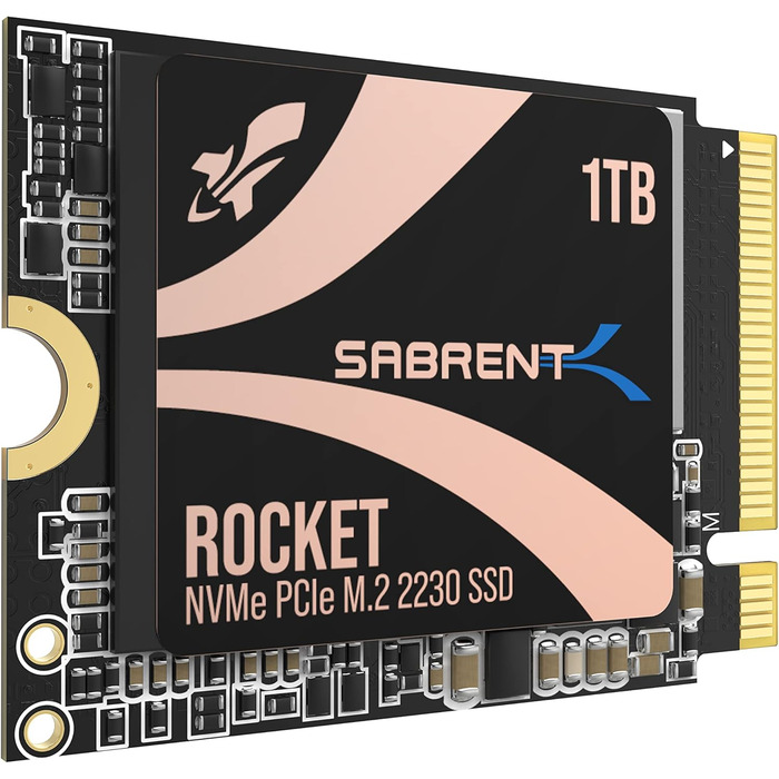SSD Sabrent 2230 1TB NVMe Gen 4 - високошвидкісний внутрішній SSD для ПК, Steam Deck, Surface Pro