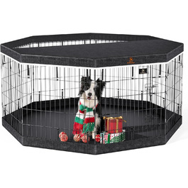 стиль: дитячий манеж, висотою 61 см, з м'яким килимком та накриттям зверху.