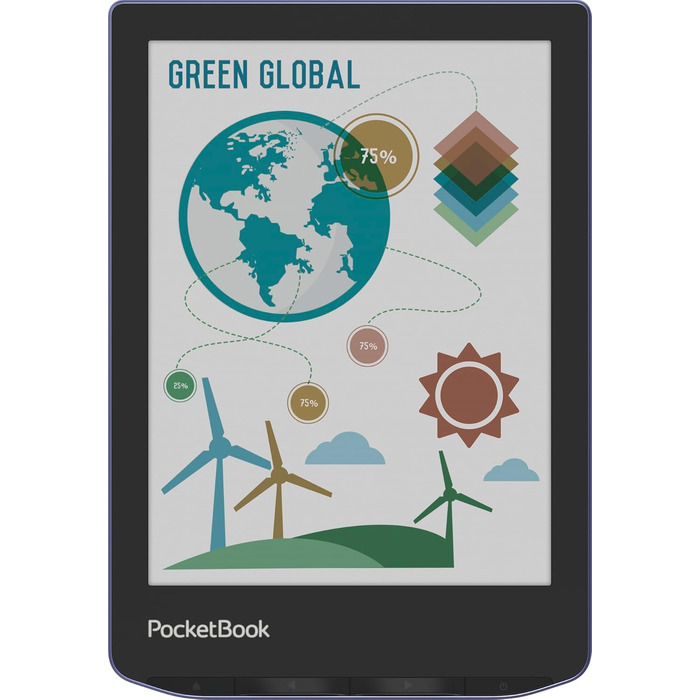 PocketBook Verse Pro Color Lavender: електронна книга з кольоровим екраном, лавандовий колір