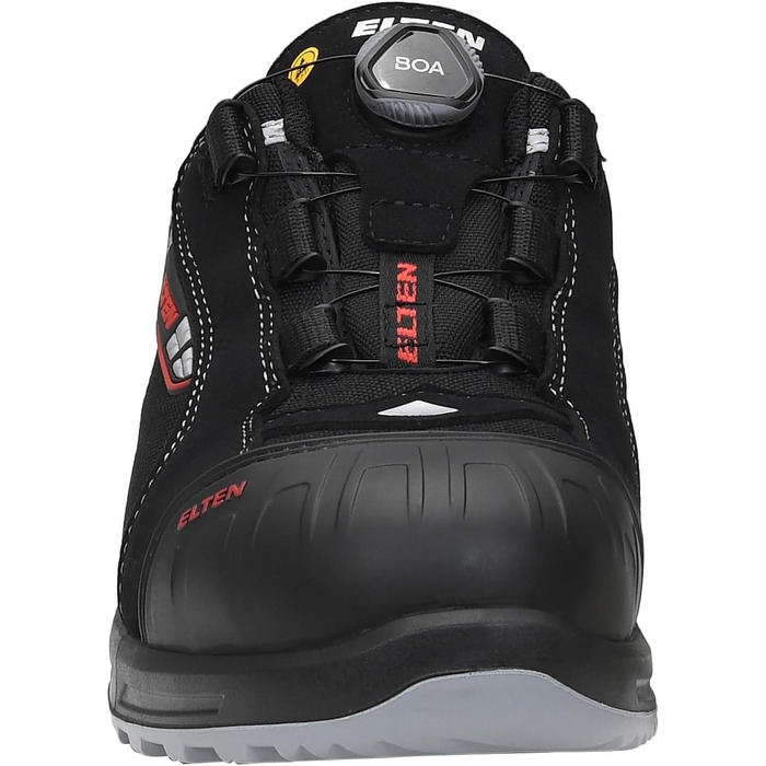 Робочі черевики ELTEN Senex XXT Pro BOA ESD S3, чорні, текстиль, пластикова капа, для жінок та чоловіків, легкі, спортивні, 43 EU