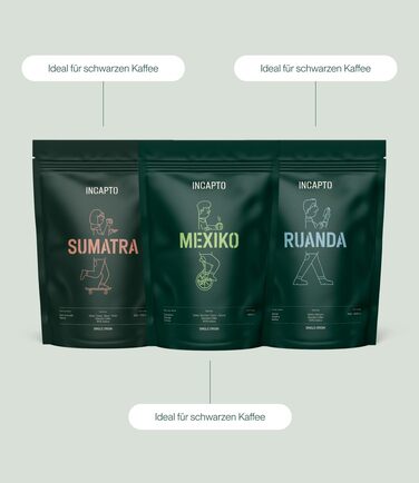 Спешелті кава в зернах Incapto Single-Origin Espresso 100% Арабіка, Minas Gerais, 84 бали SCA, традиційне обсмажування, 1 кг