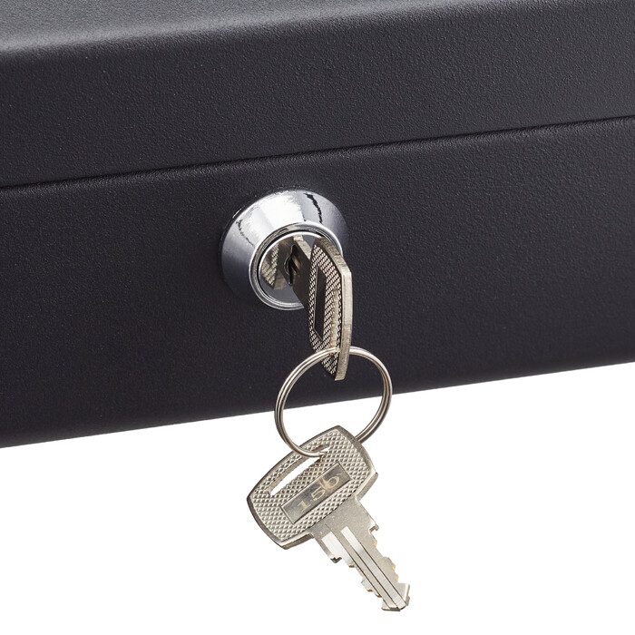 Relaxdays Cash Box with 2 Keys