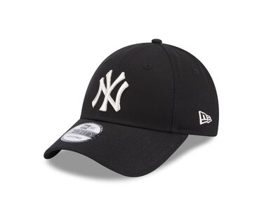 Кепка New Era New York Yankees MLB з металевим логотипом, чорна, регульована, жіноча, 9Forty