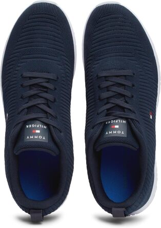 Кросівки Tommy Hilfiger Runner Corporate Knit Rib для чоловіків (43 EU, блакитний Desert Sky)