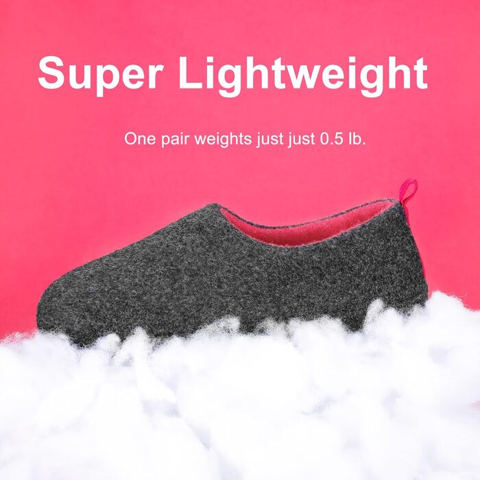 Жіночі домашні тапочки RockDove з повсті, модель Hüttenschuhe, двоколірні (чорний, 42 EU)