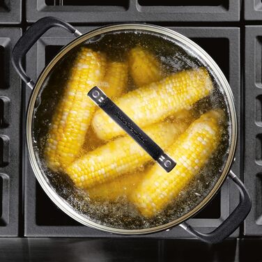 Набір кухонного посуду KitchenAid з нержавіючої сталі, 10 предметів, шліфований нержавіюча сталь (каструля 8 літрів)