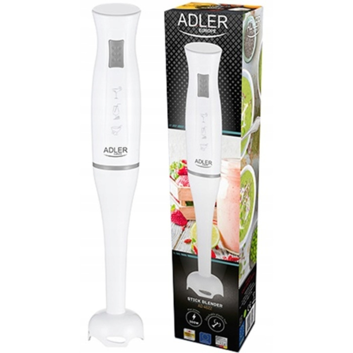 Ручний блендер ADLER AD4622, 300 Вт, білий