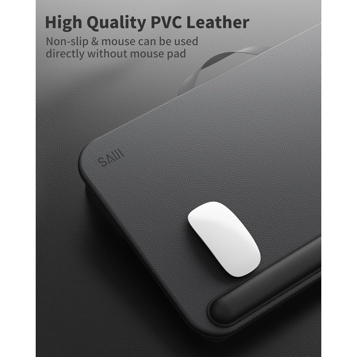 Підставка для ноутбука SAIJI з підставкою для телефону та ящиком, для роботи в ліжку/на дивані, до 17