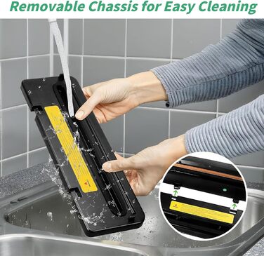 Вакуумний пакувальник 6-в-1 для продуктів харчування, сухий/вологий режим, пристрій для запечатування з вакуумними пакетами