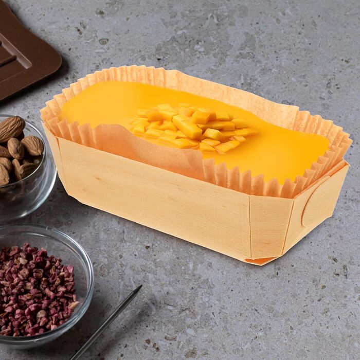 UPKOCH 1 Set Wooden Box Paper Tray Wooden Bread Box Wooden Cookie Cutters Square Tray Wooden Pastry Bread Baking Molds Wooden Bread Molds Wooden Baking Mold Multi-Purpose Baking Mold Kitchen Accessories