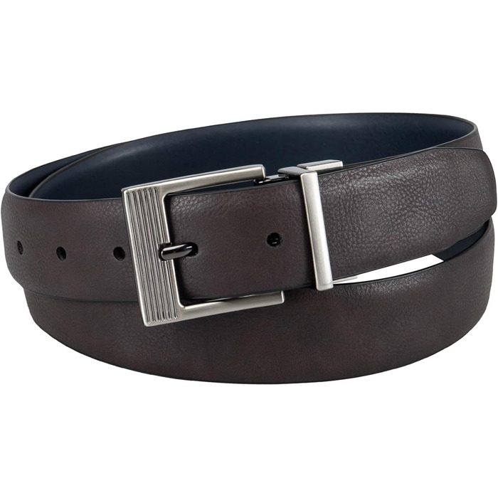 Ремінь Kenneth Cole REACTION чоловічий двосторонній, синій/чорний (34-36)