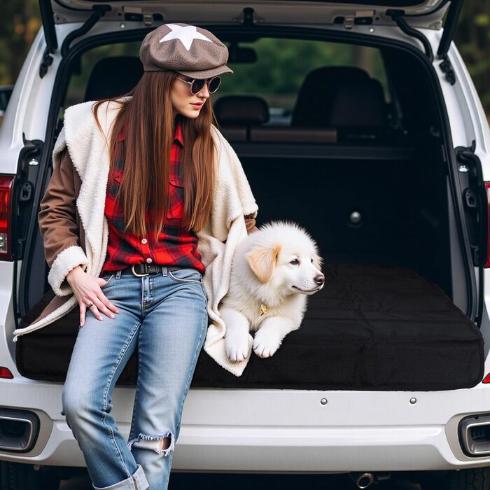 Захист для вантажного відсіку автомобіля, 96 x 64 см, універсальний, складний, для собак, SUV, вантажівки