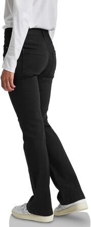 Джинси жіночі Street One Bootcut 3716435, чорні, розмір 25W/28L, з ефектом потертості