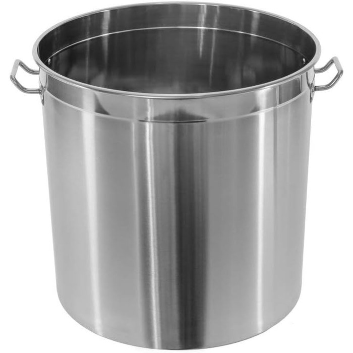 XXL Stainless Steel Cooking Pot available in 5 sizes: 20L, 30L, 45L, 70L, 95L (35x35cm = 30L)