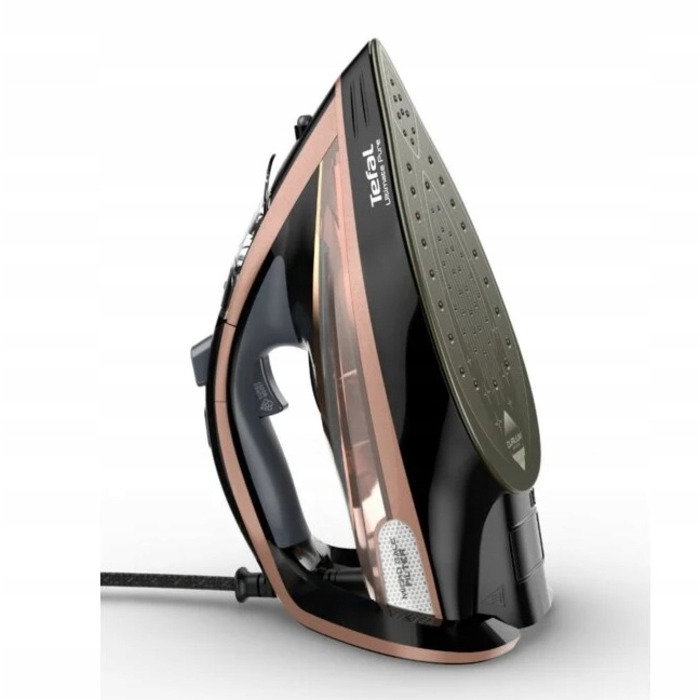 Парова праска Tefal Ultimate Pure 3200W Durilium, рожево-чорна