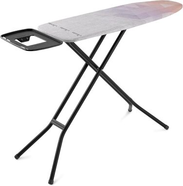 Прасувальна дошка Vileda Diamond з регулюванням висоти та покриттям з титану | Для парогенераторів, сертифікована TÜV | Велика поверхня 120x38 см, 3 роки гарантії, екологічна упаковка