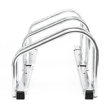 Relaxdays Bicycle Stand for 3 Bicycles, Steel