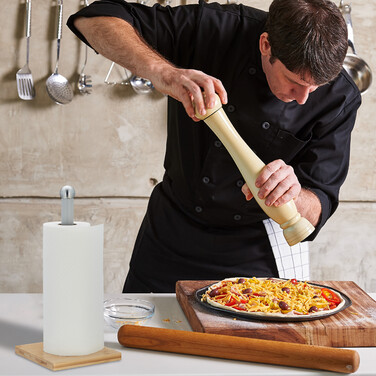 Relaxdays Square Kitchen Roll Holder