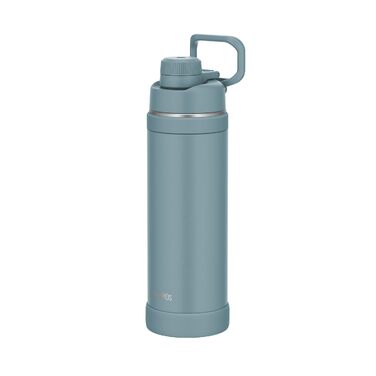 Термос Thermos Ultralight Max 1.0 л зі сталі, світло-блакитний (Tourmaline Mat) — легка вакуумна пляшка для спорту та подорожей, зберігає тепло 12г та холод 24г