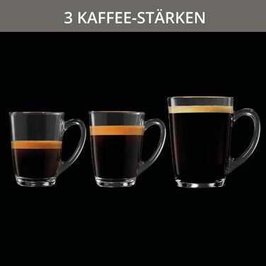 Krups Arabica Picto Fully Automatic Coffee Machine, Milk Frother, 2-Cup Function, Rotary Control, Easy Cleaning, Coffee Machine, Black, EA810870 Black Single