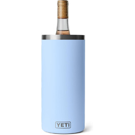 YETI Rambler Wine Chiller - Stainless Steel Insulated Wine Cooler (Big Sky Blue)