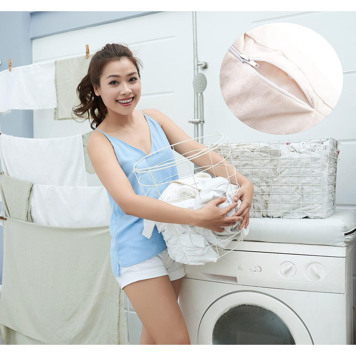 Подушка для спини з підлокітниками Lesekissen, Memory Foam, для читання, роботи та ігор, знімний чохол (Бежевий)