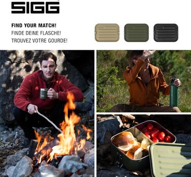 SIGG Gemstone Lunchbox, leak-proof lunchbox for office, school, and outdoor use, made from high-quality 18/8 stainless steel for on the go.