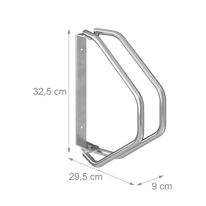 Relaxdays Swivel Bike Rack Wall-Mounted Set