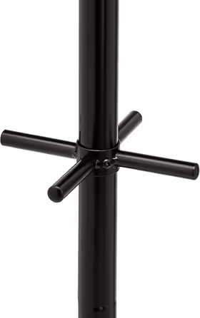Amazon Basics Coat and Clothes Rack, 29.5 x 29.5 x 167 cm (L x W x H), Black