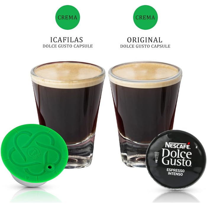 Багаторазові капсули для кави Dolce Gusto з нержавіючої сталі + темпер, ложка, щітка, для кавомашини, екологічні