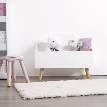 Atmosphera - Wolke Children's Chest - White. White L. 58 x W. 45 x H. 28 cm White
