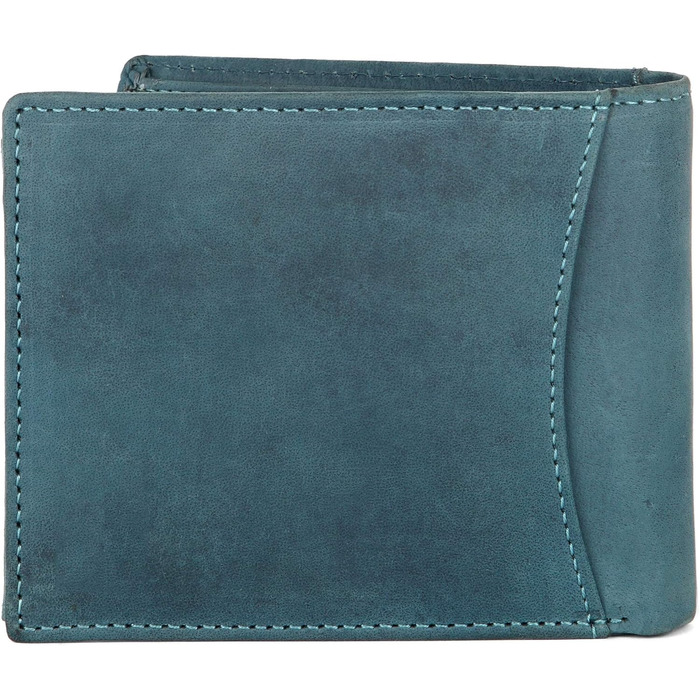 Чоловічий шкіряний гаманець WildHorn Antlers Hunter Blue