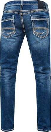 Чоловічі джинси 'New York' Rusty Neal, Stone-Washed, контраст, неонові шви, 40W/34L