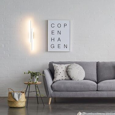 LED настінний світильник Klighten 40см, 12W, 850LM, тепле світло 3000K, для спальні, вітальні, коридору, сходинкової зони