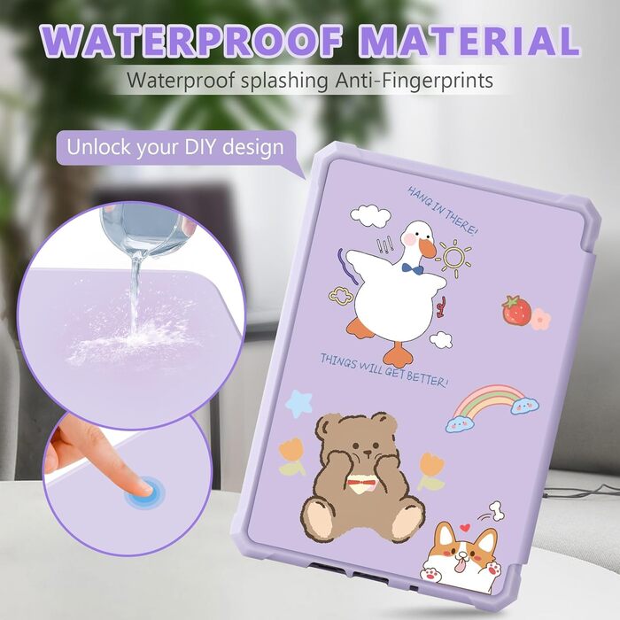 Чохол для Kindle Paperwhite 7' (2024/2025) Signature Edition, Pearl Purple: Легкий, водостійкий, з магнітним закриттям