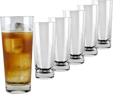 Набір з 6 склянок Sauerland GLAS Sarah об'ємом 700 мл (250 мл - склянка Julia)