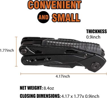 Мультитул 15 в 1: плоскогубці, кресало, свисток, ножиці, викрутка, замок, подарунок для чоловіків, DIY, батькові/татові, чоловікові, хлопцеві