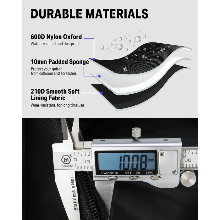 Гітарний кейс Donner 41 дюйм, 5 мм товщина