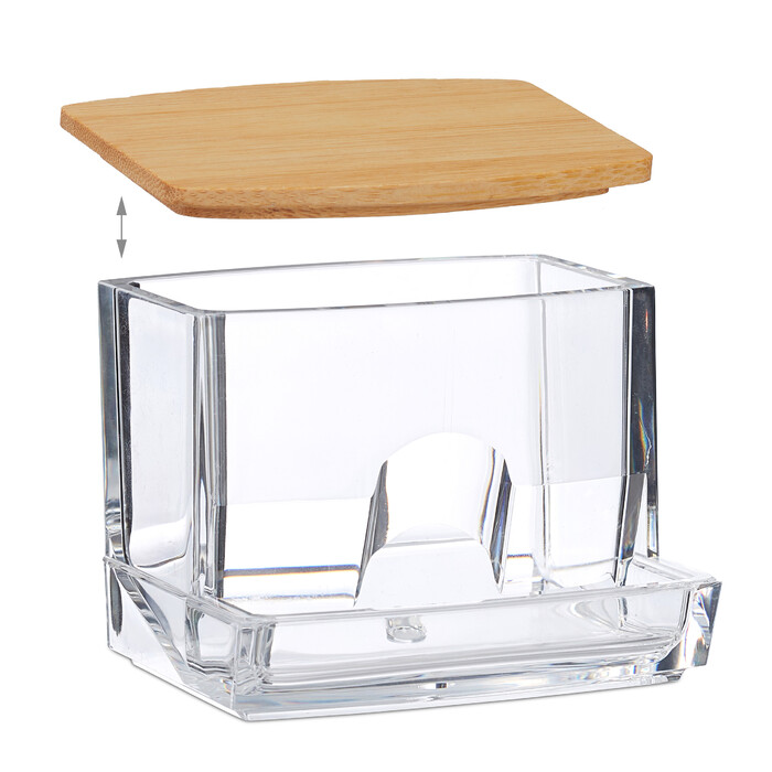 Relaxdays Cotton Swab Storage