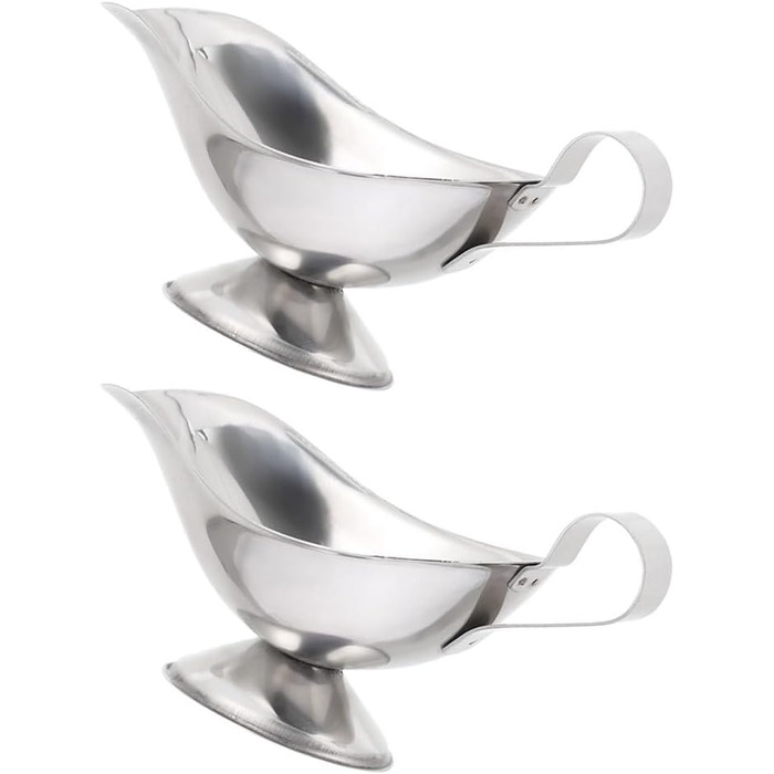 8-Piece Juice Boat Sauce Containers, Sauce Cups, Sauce Dishes, Large Sauce Dishes with Spout, Sauce Pots, Sauce Cups, Metal, Sauce Bowls, Serving Bowls, Sauce Jugs, Sauce Containers