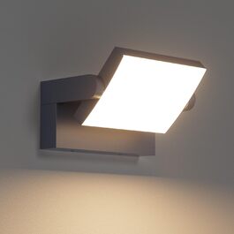 Зовнішня LED-стінна лампа Klighten 24W, IP65, 1500 Lumen, 3000K, Anthrazit