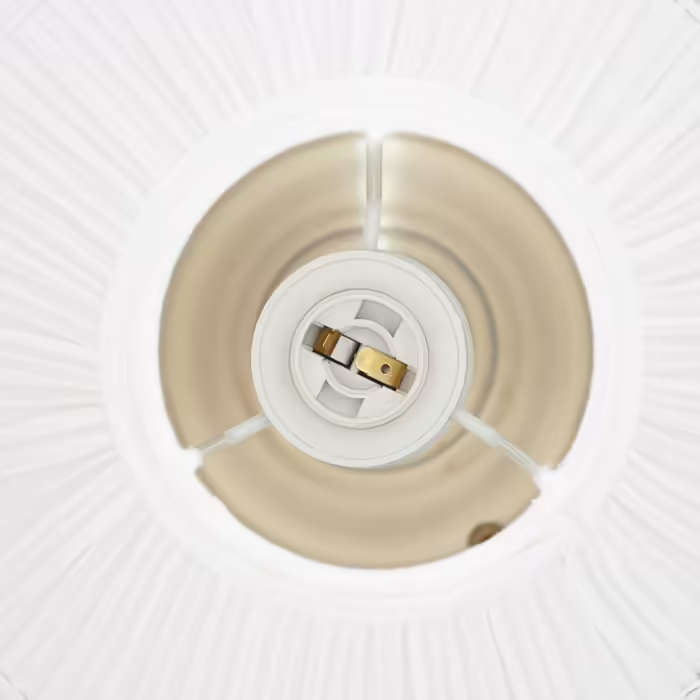 Relaxdays Table Lamp White Gold