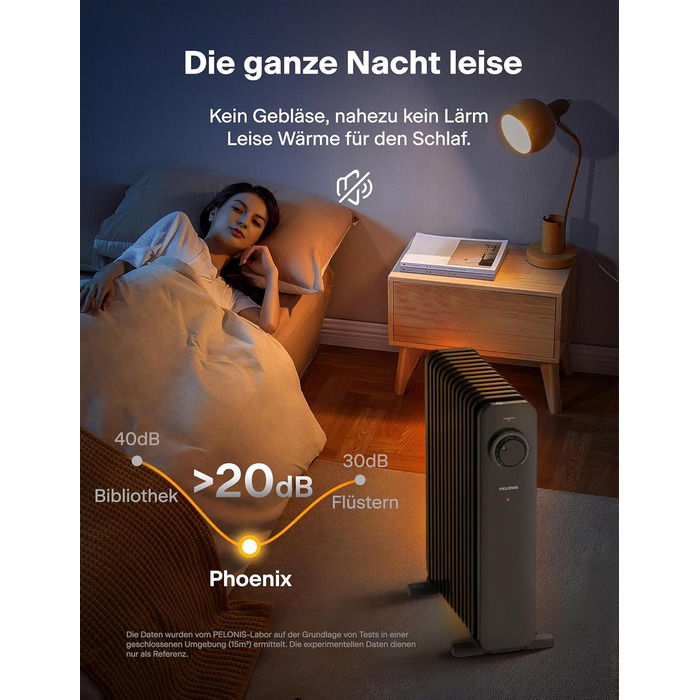 PELONIS 2500W Oil Radiator - Energy Saving, 13 Ribs Electric Heater, Mobile Electric Heater with Thermostat, 3 Heat Settings and Overheat Protection, Electric Radiator Heater, Black 13 Ribs without Remote Control Black