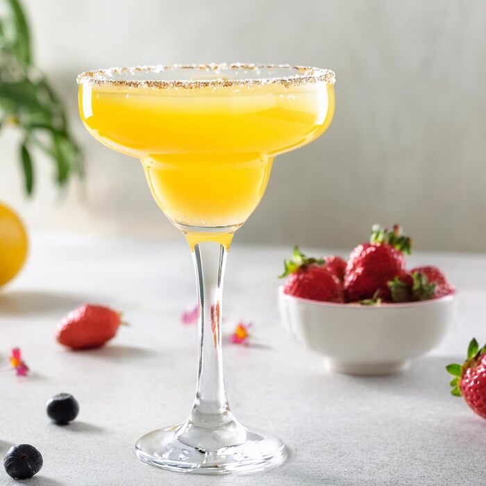 Набір келихів для коктейлів Glasmark KROSNO 1992 Margarita 6 шт, 220 мл, червоний
