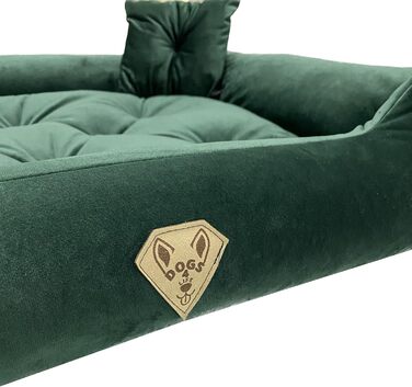 Ортопедичне собаче ліжко Dogs4Life Velours XXL (135x100 см) | Для великих собак | З водонепроникним покриттям | Зручне собаче ліжко | Зручне та миється | Для дому та вулиці